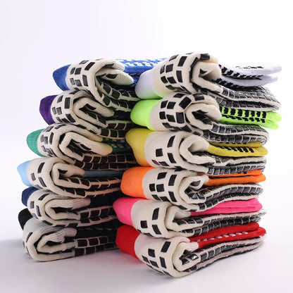 Men'S Football Soccer Socks Sports Cycling Grip Socks anti Slip Non Slip Grip Pads for Football Basketball New