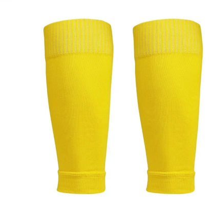 1Pair Football Socks Soccer Accessories Leg Brace Sleeves Breathable Sport Sock Adult Kids Shin Guards Calf Protection Leg Cover