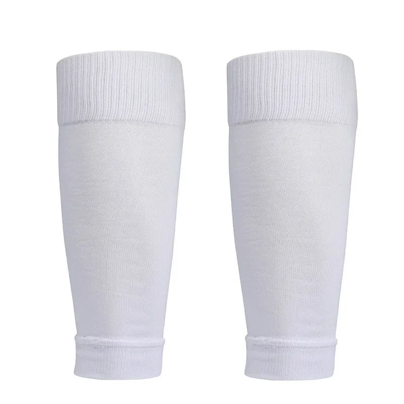 1Pair Football Socks Soccer Accessories Leg Brace Sleeves Breathable Sport Sock Adult Kids Shin Guards Calf Protection Leg Cover
