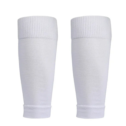 1Pair Football Socks Soccer Accessories Leg Brace Sleeves Breathable Sport Sock Adult Kids Shin Guards Calf Protection Leg Cover