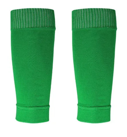 1Pair Football Socks Soccer Accessories Leg Brace Sleeves Breathable Sport Sock Adult Kids Shin Guards Calf Protection Leg Cover