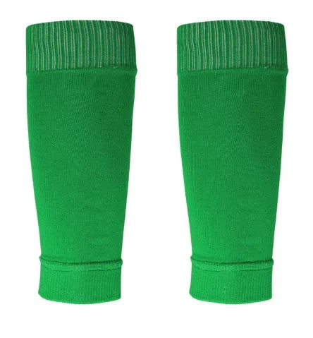 1Pair Football Socks Soccer Accessories Leg Brace Sleeves Breathable Sport Sock Adult Kids Shin Guards Calf Protection Leg Cover