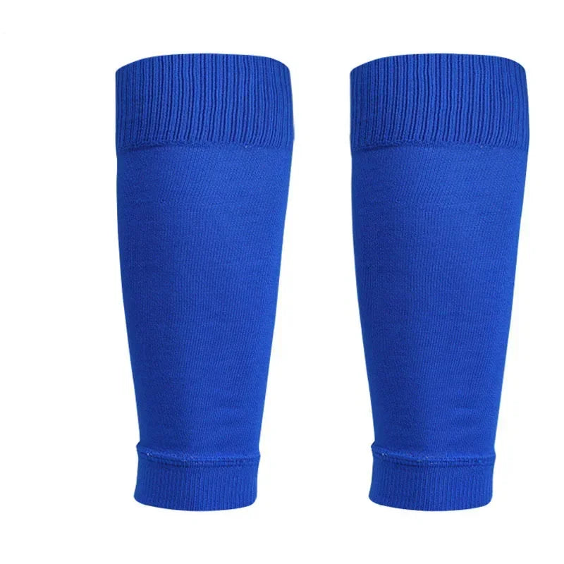 1Pair Football Socks Soccer Accessories Leg Brace Sleeves Breathable Sport Sock Adult Kids Shin Guards Calf Protection Leg Cover