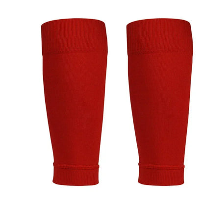 1Pair Football Socks Soccer Accessories Leg Brace Sleeves Breathable Sport Sock Adult Kids Shin Guards Calf Protection Leg Cover